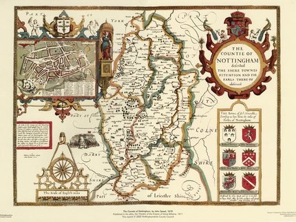 Historic Nottinghamshire Map