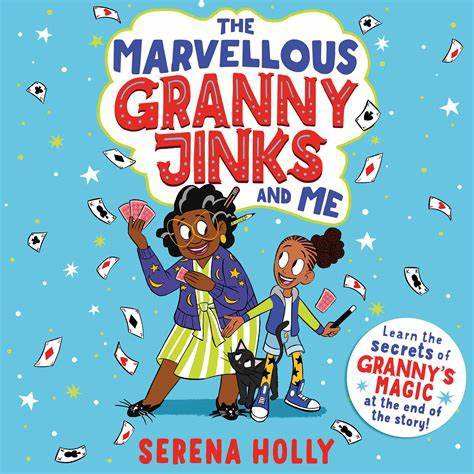 The Marvellous Granny Jinks book cover, with a grandma and granddaughter on the cover