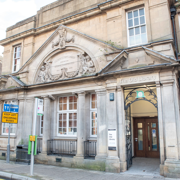 Exterior of The Old Library Mansfield street view