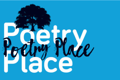 Graphic with the text: Poetry Place