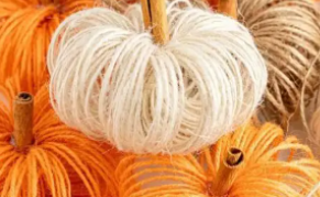 Decorative crafted pumpkins