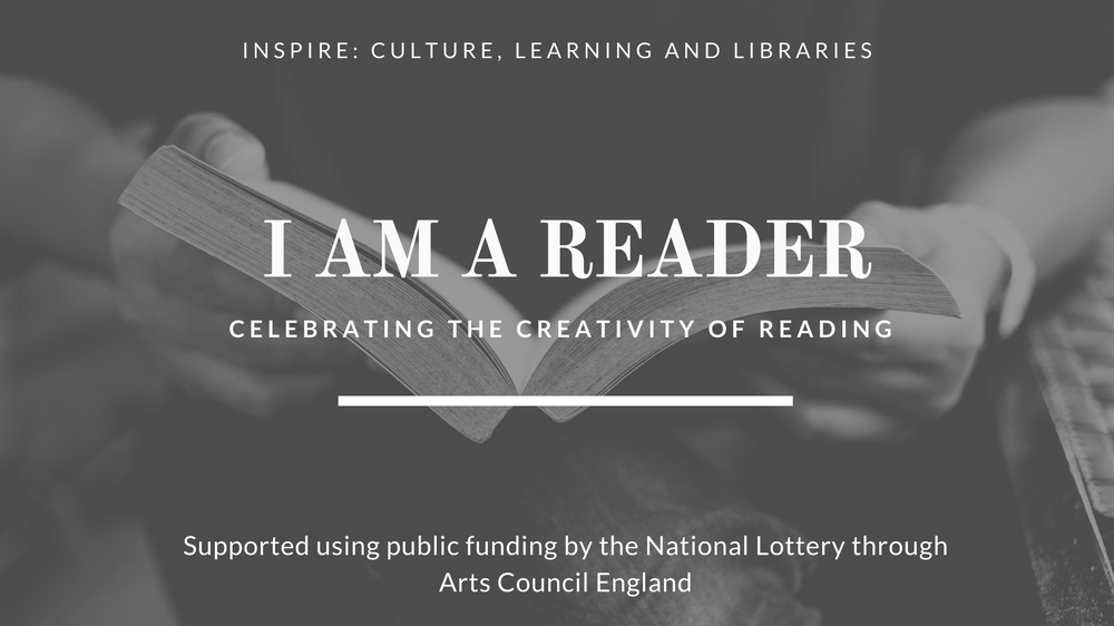Project Header for I am a Reader - celebrating  the creativity of reading