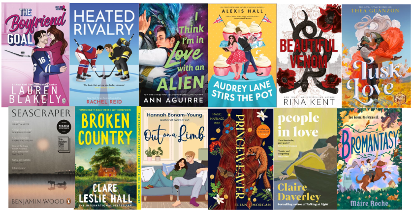 A selection of book covers - try something different