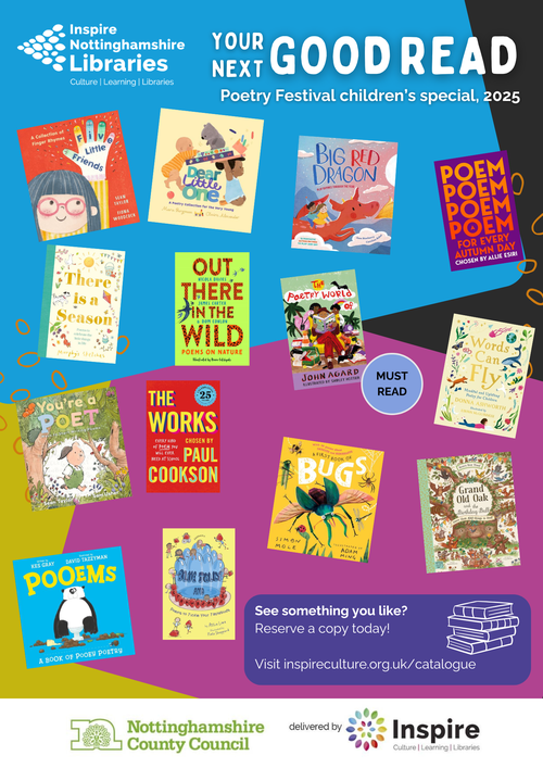 Your Next Good Read Poster Children&#x27;s Special for Poetry Festival 25