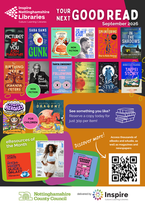 September's Your Next Good Read poster