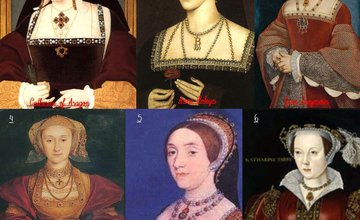 Henry 8th's 6 wives, Catherine of Aragon, Anne Boleyn, Jane Seymour, Anne of Cleeves, Catherine Howard, Catherine Parr