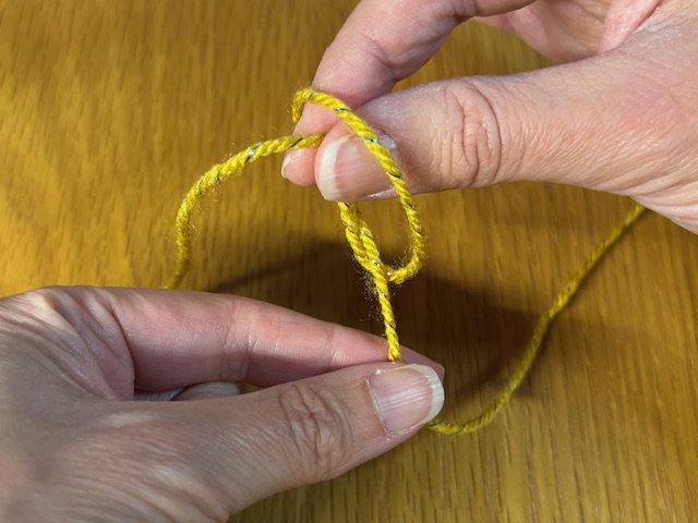 Photo of a loose slip knot
