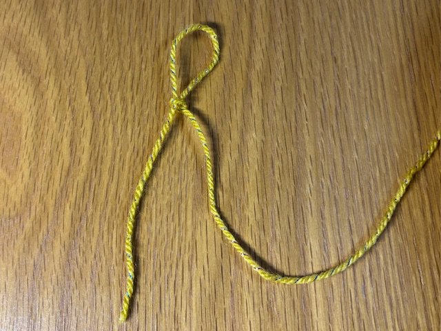 Photo of a slip knot