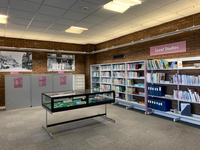 A view of the Local Heritage area at Sutton-in-Ashfield Library.