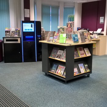 Mapperley self-serve area before refurbishment