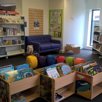 Mapperley Library children's area after minor refurbishment