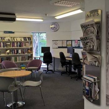 Mapperley Library seating and study space after minor refurbishment