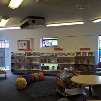 Mapperley Library interior after minor refurbishment