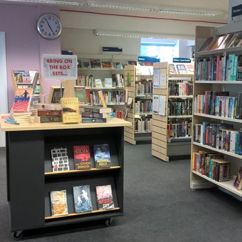 Mapperley Library interior after minor refurbishment