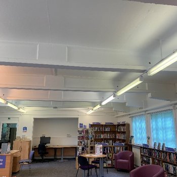 Back view of Library