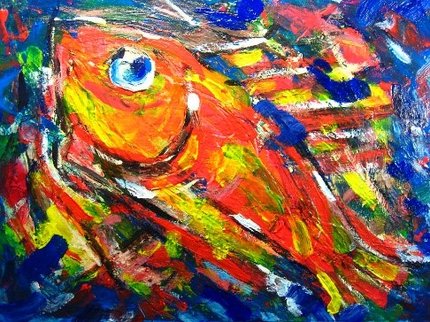 abstract painting colour