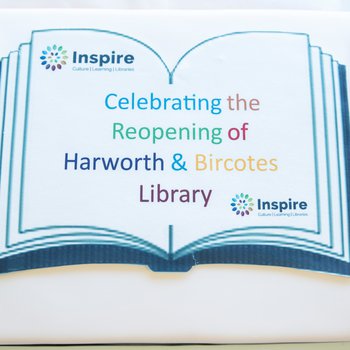 Bircotes reopening cake