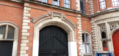 Photograph of the Birkin Building - a 19th Century brick and stone former lace factory