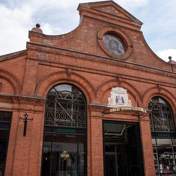 An outside photograph of the Newark Buttermarket