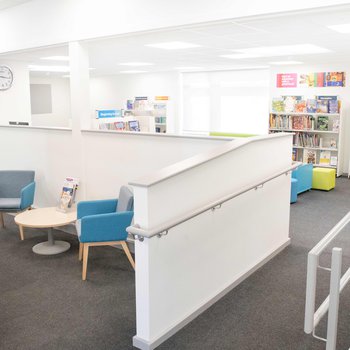 Blidworth library coffee area