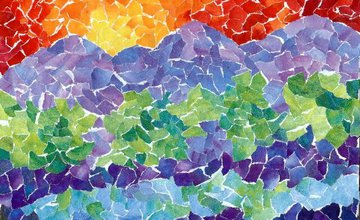 colour collage paint