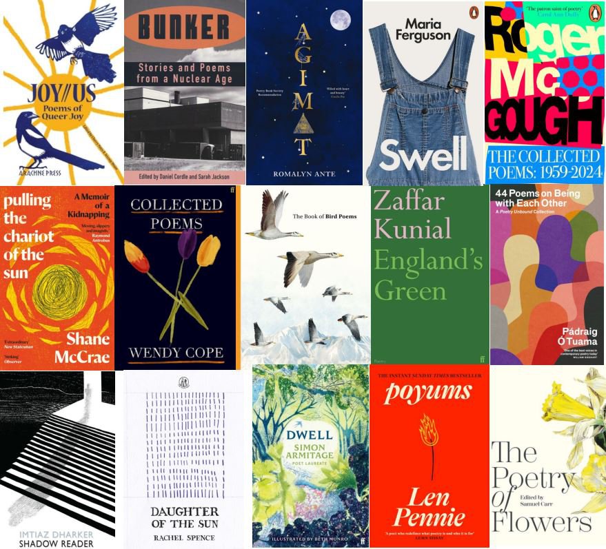 Collection of book cover images that make up festival 15.