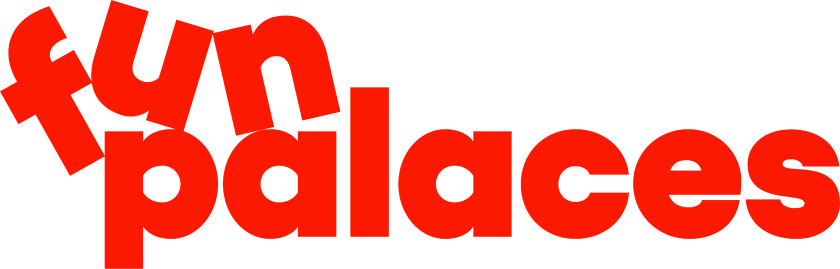 Fun Palaces new red logo for 2024