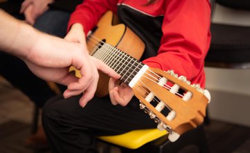 Guitar music teacher