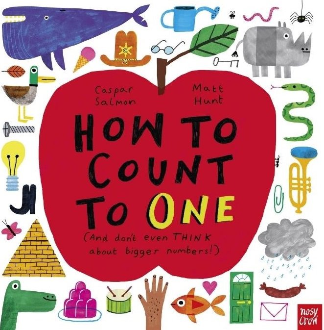 How to Count to One book cover with an apple