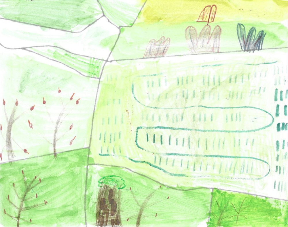 Section of Childrens Art Map