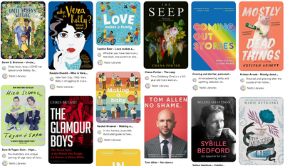 Snapshot of our Pinterest Board LGBTQ+ Books. Titles available in our catalogue.