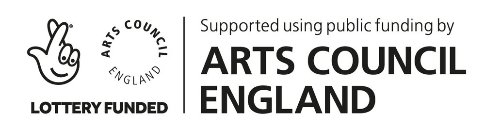 Funding logo for Arts Council England and Lottery