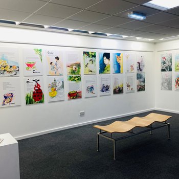 Lost Words exhibition on display at Arnold Library gallery