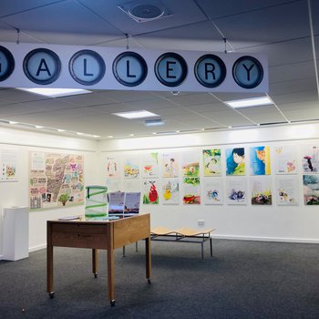 Lost Words exhibition on display at Arnold Library gallery