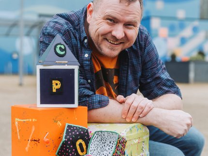 Photo of children's author and poet Mark Grist