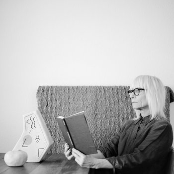 Photograph of a woman reading