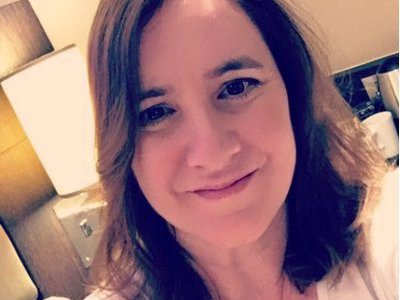 Aa selfie of Rebecca Bradley