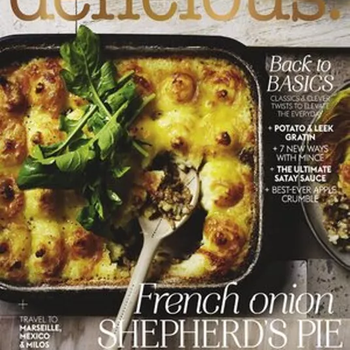 Front cover of Delicious magazine