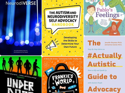 A collection of neurodiverse reading titles