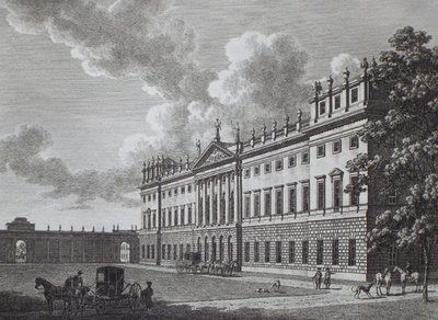 Black and white photo of Worksop Manor